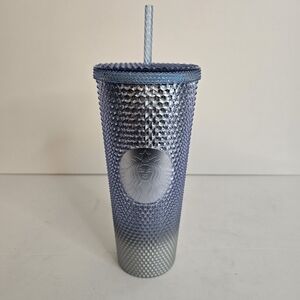 Starbucks Blue Textured Tumbler Holiday 2023